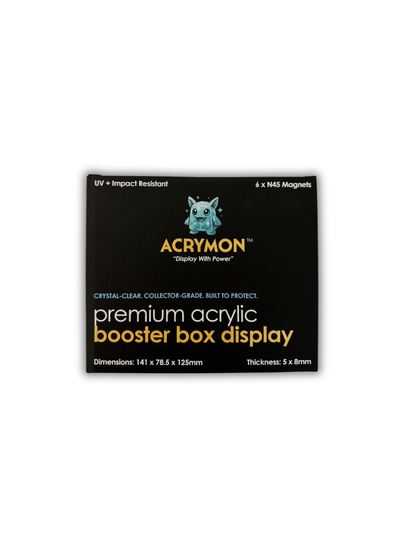 ACRYMON Premium Acrylic Booster Box Display