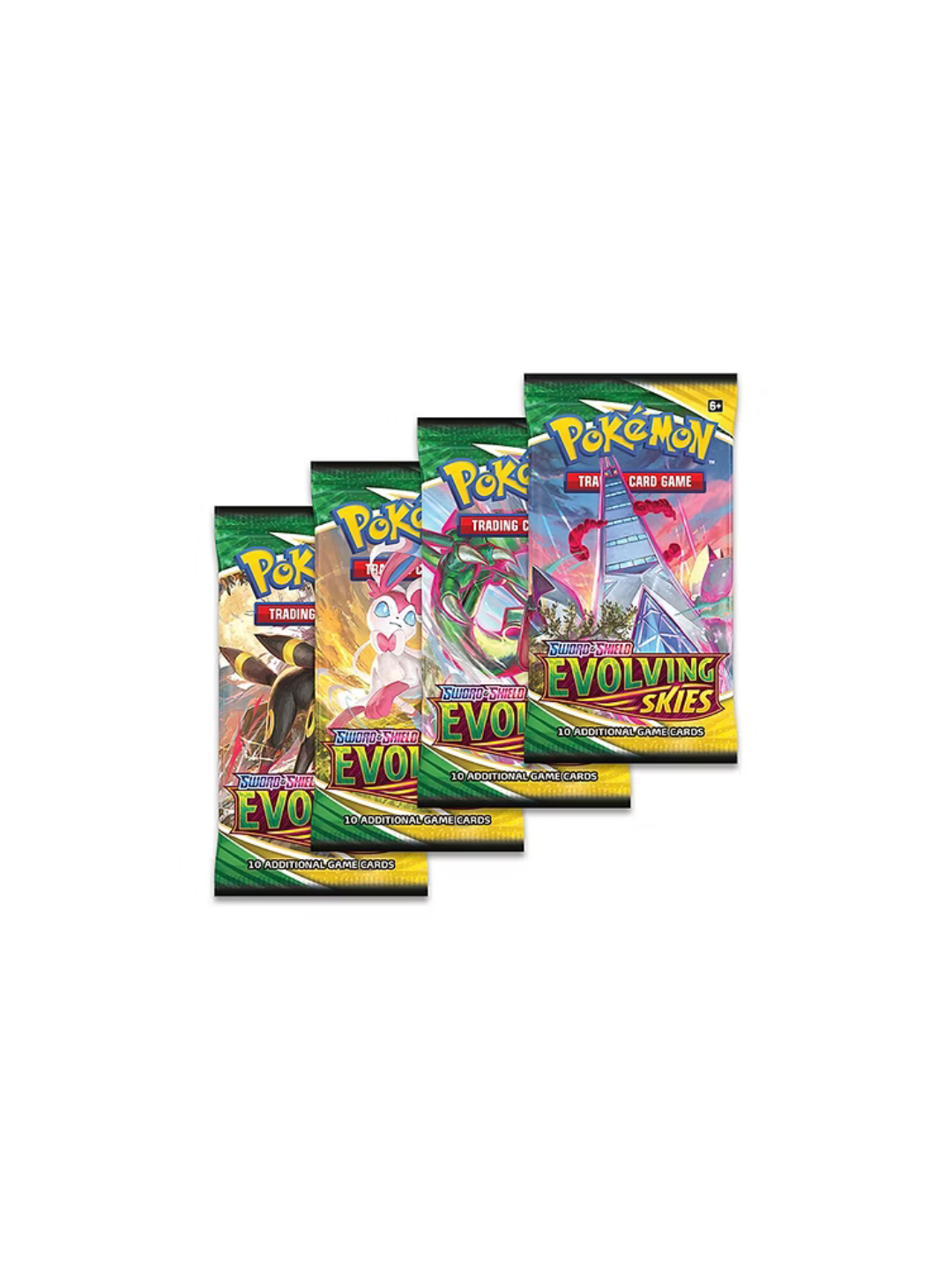Pokémon TCG: Evolving Skies Art Set | 4 Booster Packs | English